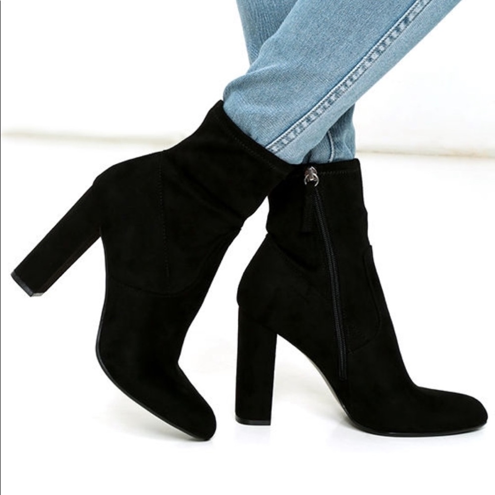 Steve Madden Mid-Calf Sock Booties